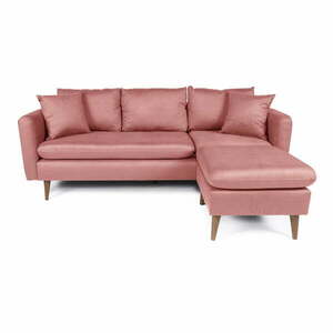 Jasnoróżowa sofa 215 cm Sofia – Balcab Home obraz