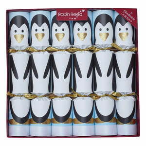 Crackery świąteczne zestaw 6 szt. Racing Penguin – Robin Reed obraz