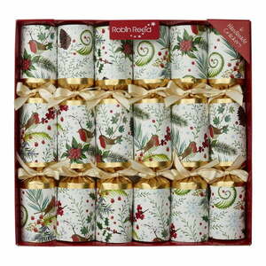 Crackery świąteczne zestaw 6 szt. Festive Robins – Robin Reed obraz