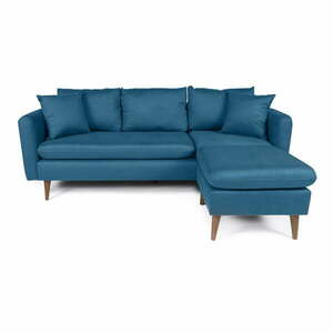 Niebieska sofa 215 cm Sofia – Balcab Home obraz