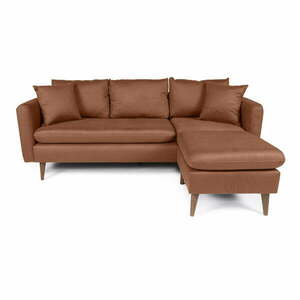 Brązowa sofa 215 cm Sofia – Balcab Home obraz