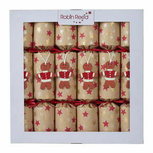 Crackery świąteczne zestaw 6 szt. Gingerbread – Robin Reed obraz