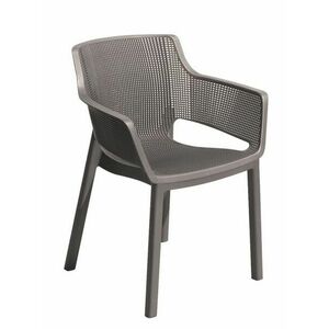 Krzesło ogrodowe plastikowe ELISA - cappuccino obraz