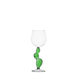 Kieliszek na wino kaktus zielony obraz