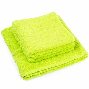 Zestaw ręczników „Classic” zielony, 2 szt. 50 x 100 cm, 1 szt. 70 x 140 cm obraz