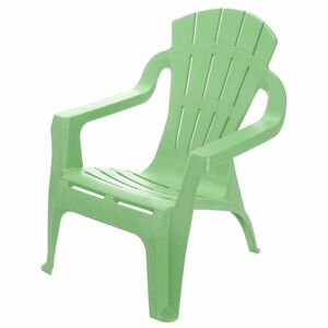 Dziecięce krzesło plastikowe Riga, zielony, 33 x 44 x 37 cm obraz