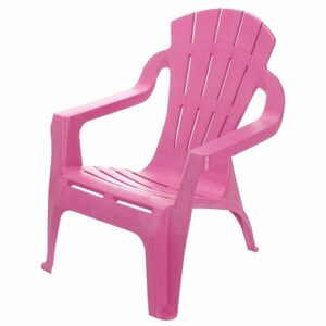 Dziecięce krzesło plastikowe Riga, różowy, 33 x 44 x 37 cm obraz