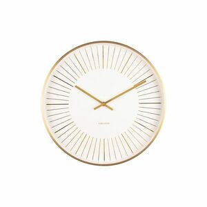 Karlsson 5917WH designerski zegar ścienny 40 cm, biały obraz