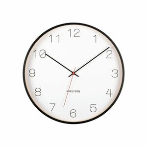 Karlsson 5926BK designerski zegar ścienny 40 cm, czarny obraz