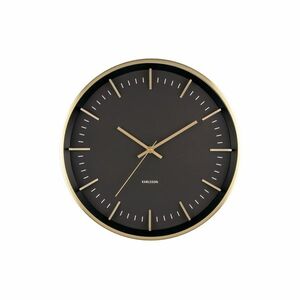 Karlsson 5911GD designerski zegar ścienny 35 cm, złoty obraz