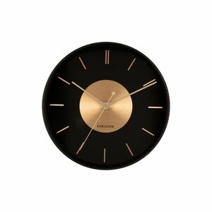 Karlsson 5918BK designerski zegar ścienny 35 cm, czarny obraz