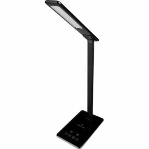 Retlux RTL 198 lampa stołowa LED z ładowaniem Qi, czarny, 5 W, 250 lm obraz