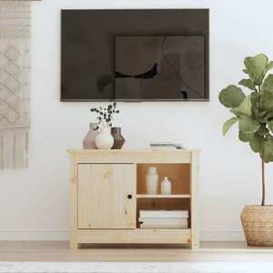 vidaXL Szafka pod telewizor, 70x36, 5x52 cm, lite drewno sosnowe obraz
