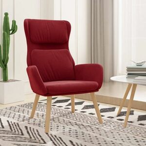 Wygodne krzesło - czerwony obraz