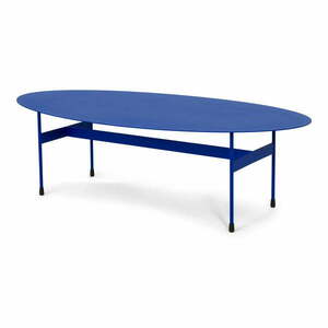 Niebieski metalowy stolik 39x120 cm Mira – Spinder Design obraz