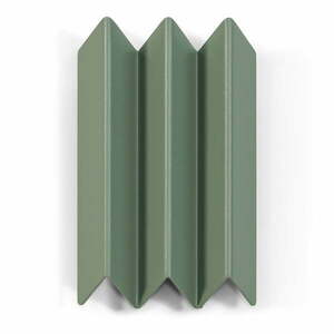 Zielonoszary metalowy wieszak ścienny Sensu – Spinder Design obraz