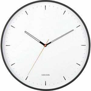 Karlsson 5940BK designerski zegar ścienny 40 cm, czarny obraz