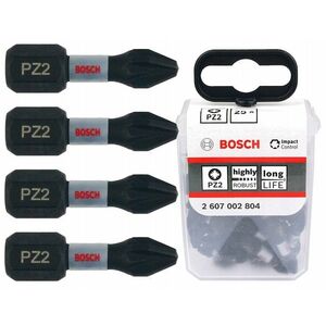 Bit PZ2 25mm Impact Control Bosch 25 sztuk obraz