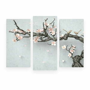 Obrazy zestaw 3 szt. Sakura – Wallity obraz
