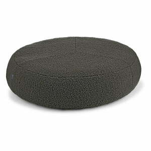 Ciemnoszare legowisko dla psów z materiału bouclé ø 90 cm Senso Pouffe Graphite M/L – MiaCara obraz