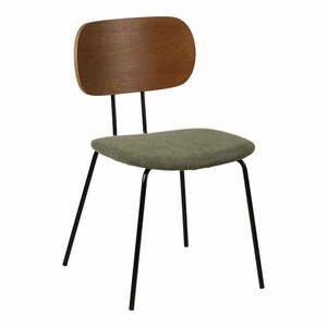 Zielono-brązowe krzesła zestaw 4 szt. Cleo – Ixia obraz