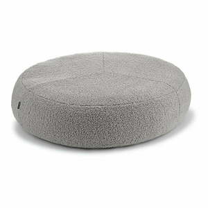 Szare legowisko dla psów z materiału bouclé ø 70 cm Senso Pouffe Pebble S/M – MiaCara obraz