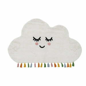 Biały bawełniany dywan dziecięcy 90x150 cm Cloud – Ixia obraz