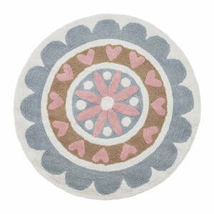 Bawełniany dywan dziecięcy ø 100 cm Flower – Ixia obraz