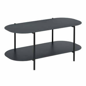 Czarny metalowy stolik 46x100 cm Square – Ixia obraz