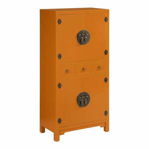 Pomarańczowa szafka 63x131 cm New Oriental – Ixia obraz