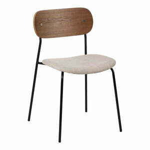 Brązowo-kremowe krzesła zestaw 4 szt. Moe – Ixia obraz