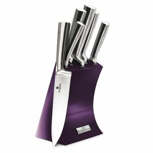 Berlinger Haus 6-częściowy zestaw noży w stojaku Royal Purple Metallic Line obraz