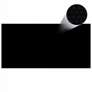 Plandeka solarna do basenu 549x274 cm, czarna obraz