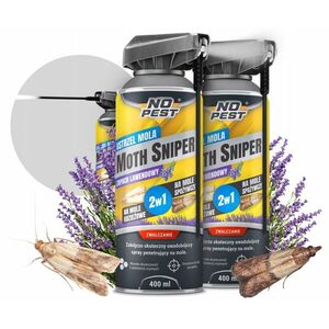 Moth Sniper Środek Preparat Na Mole Odzieżowe Spożywcze Muchy No Pest 400ML obraz