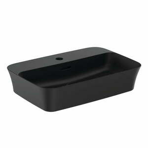 Ceramiczna umywalka w kolorze matowej czerni 55x38 cm Ipalyss – Ideal Standard obraz