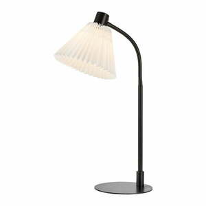 Biało-czarna lampa stołowa z tekstylnym kloszem (wysokość 59 cm) Mira – Markslöjd obraz