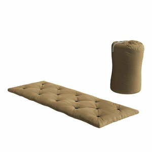 Musztardowy ekstra miękki materac futon 70x190 cm Bed In A Bag – Karup Design obraz