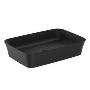 Ceramiczna umywalka w kolorze matowej czerni 55x38 cm Ipalyss – Ideal Standard obraz