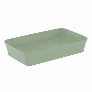 Zielona ceramiczna umywalka 65x40 cm Ipalyss – Ideal Standard obraz