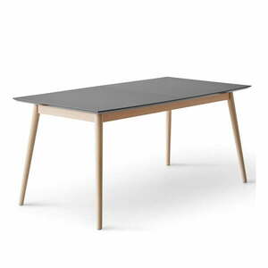 Antracytowy/naturalny rozkładany stół 90x165 cm Meza – Hammel Furniture obraz