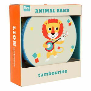 Zabawka muzyczna Tambourine Animal Band – Rex London obraz
