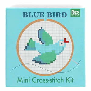 Zestaw kreatywny Cross-stitch Kit Blue Bird – Rex London obraz
