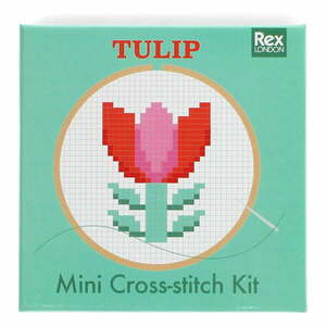 Zestaw kreatywny Cross-stitch Kit Tulip – Rex London obraz
