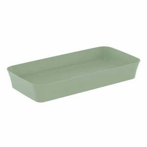 Zielona ceramiczna umywalka 80x40 cm Ipalyss – Ideal Standard obraz