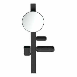 Ścienna metalowa półka łazienkowa w kolorze matowej czerni ALU+ – Ideal Standard obraz