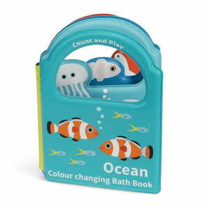 Zabawka interaktywna Colour changing bath book Ocean – Rex London obraz