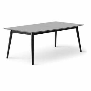 Czarno-antracytowy rozkładany stół 100x210 cm Meza – Hammel Furniture obraz