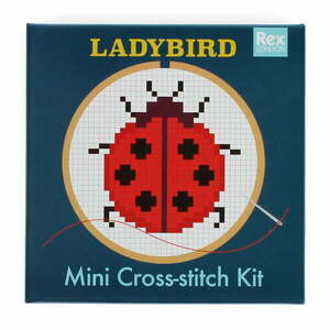 Zestaw kreatywny Cross-stitch Kit Ladybird – Rex London obraz