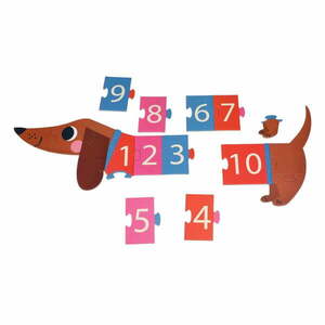 Puzzle (liczba elementów 16) Sausage Dog – Rex London obraz