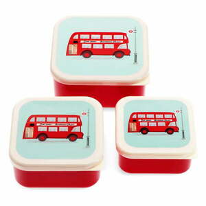 Pojemnik śniadaniowy dla dzieci 3 szt. Routemaster Bus – Rex London obraz